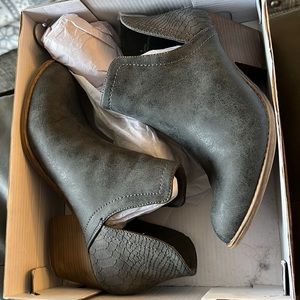 Grey booties